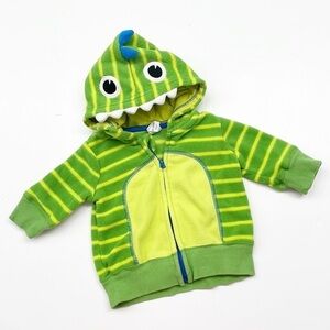 Circo baby boys dinosaur fleece zip up jacket with hood